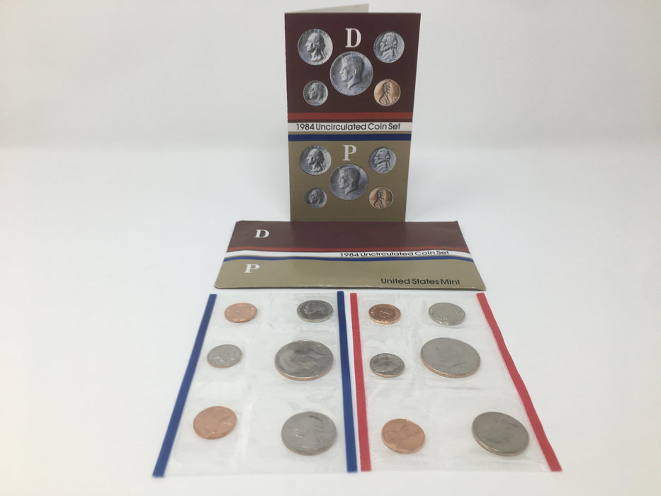 1984 P & D US Mint Uncirculated Coin Set