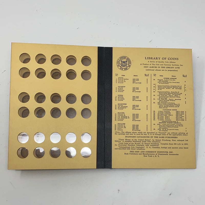 Library of Coins Vol 10 Mercury Head Dimes Coin Album-Used