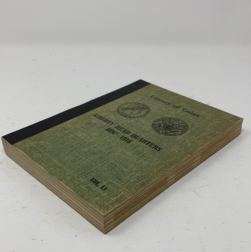 Library of Coins Vol 13 Liberty Head/Barber Quarters Coin Album-Used