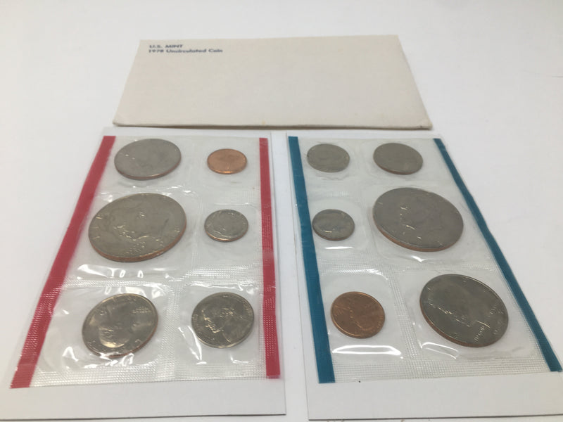 1978 P & D US Mint Uncirculated Coin Set