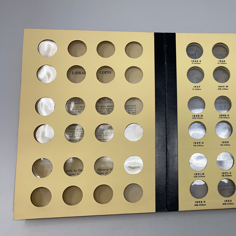 Library of Coins Vol 7 Jefferson Head Nickels Coin Album-Used