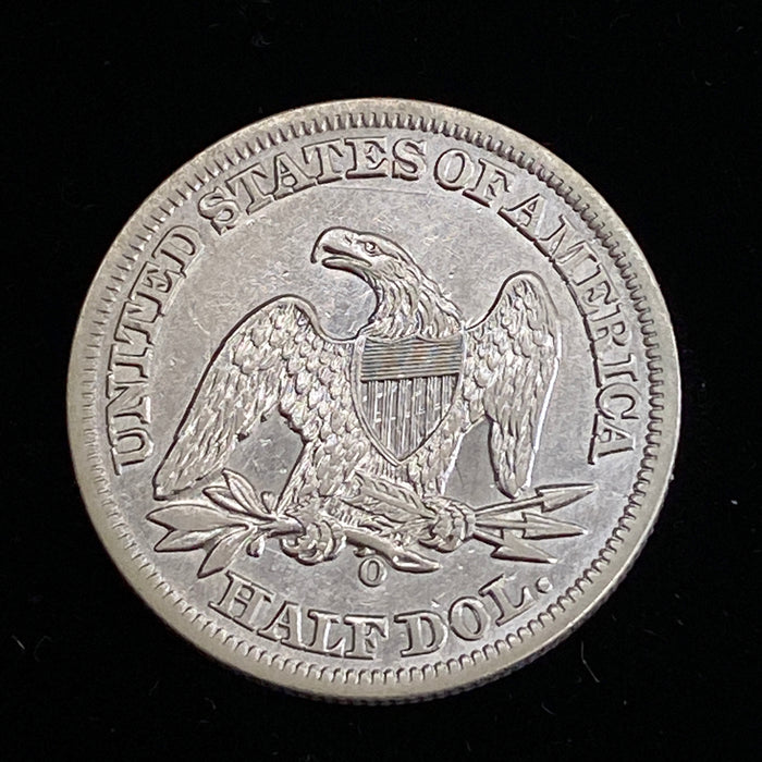 1858 O Liberty Seated Half Dollar AU MS-50 - US Coin
