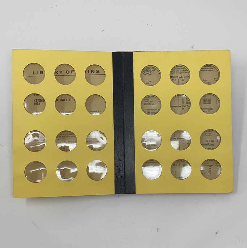 Library of Coins Vol 21A Kennedy Half Dollars Coin Album-Used