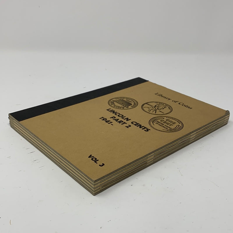 Library of Coins Vol 3 Lincoln Cents Part 2 Coin Album-Used