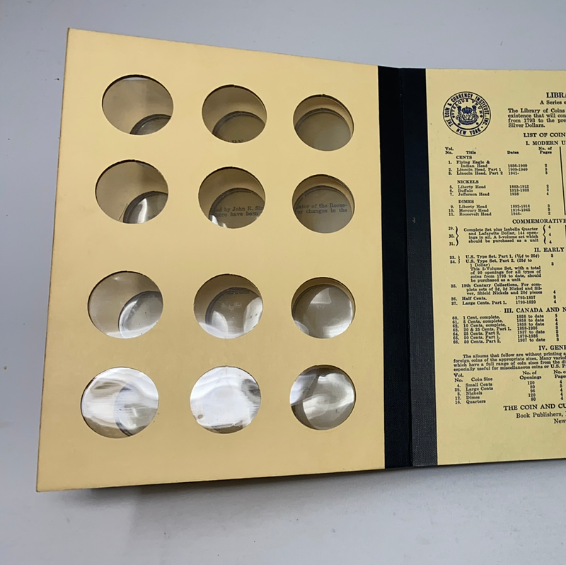 Library of Coins Vol 21 Franklin Half Dollars Coin Album-Used