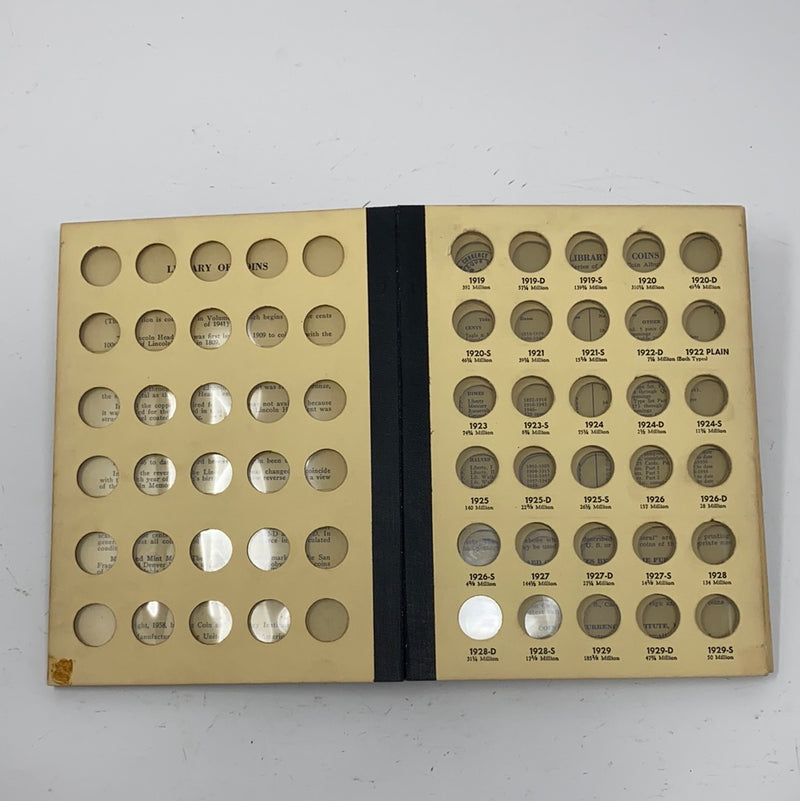 Library of Coins Vol 2 Lincoln Cents Part 1 Coin Album-Used