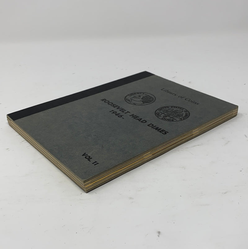 Library of Coins Vol 11 Roosevelt Head Dimes Coin Album-Used