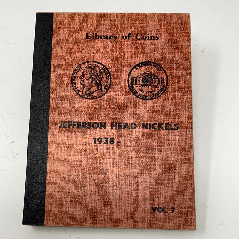 Library of Coins Vol 7 Jefferson Head Nickels Coin Album-Used
