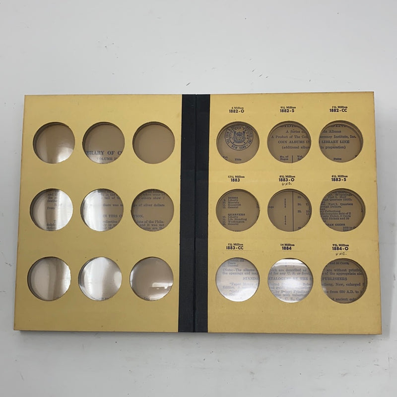 Library of Coins Vol 23 Morgan Silver Dollars Part 1 Coin Album-Used