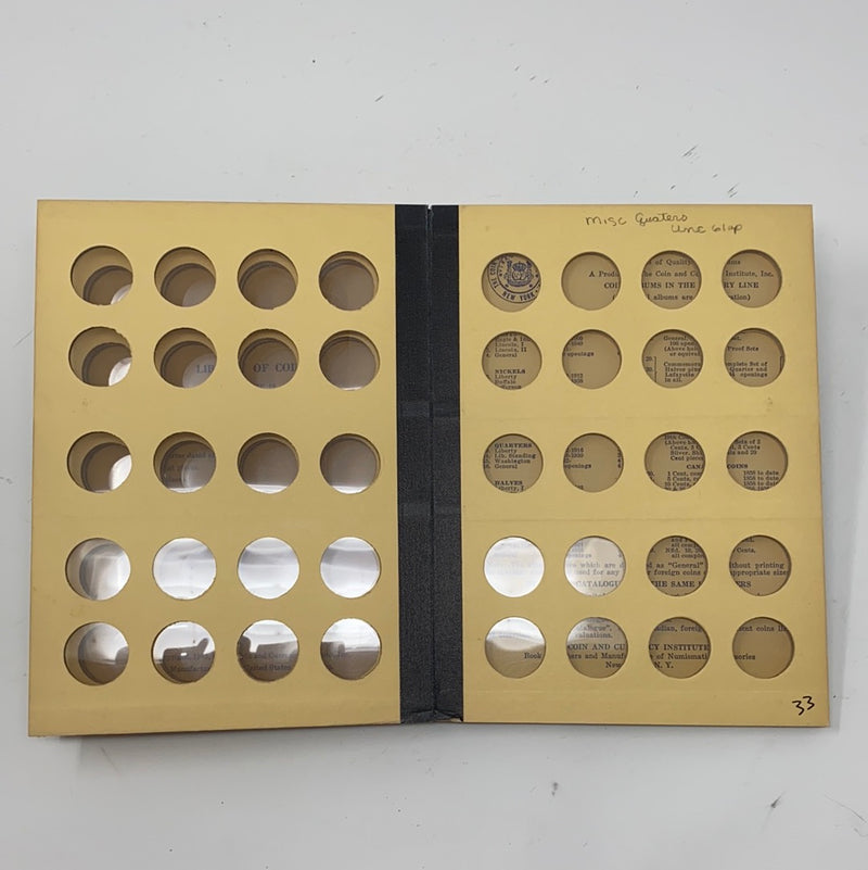 Library of Coins Vol 14 General Quarters Coin Album-Used