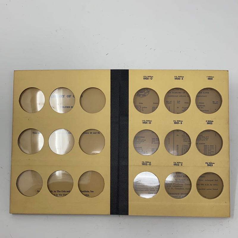 Library of Coins Vol 25 Morgan Silver Dollars Part 3 Coin Album-Used