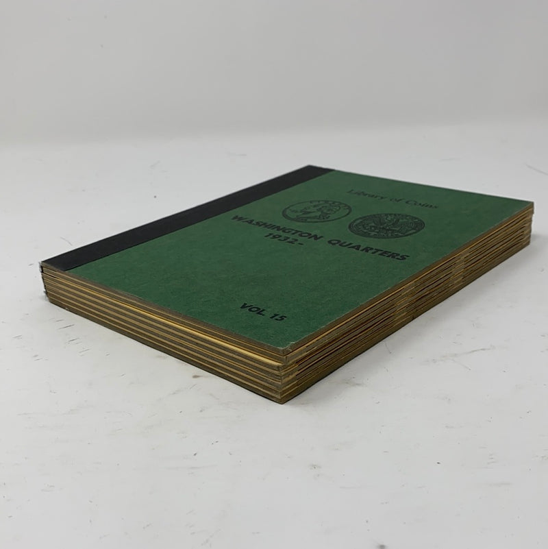 Library of Coins Vol 15 Washington Quarters Coin Album-Used