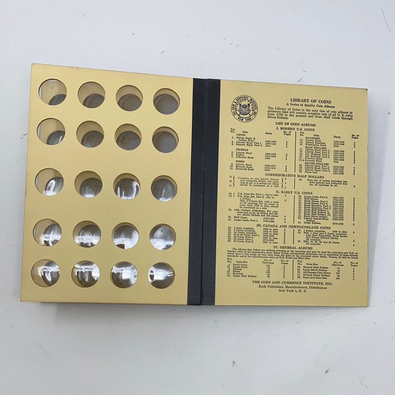 Library of Coins Vol 15 Washington Quarters Coin Album-Used