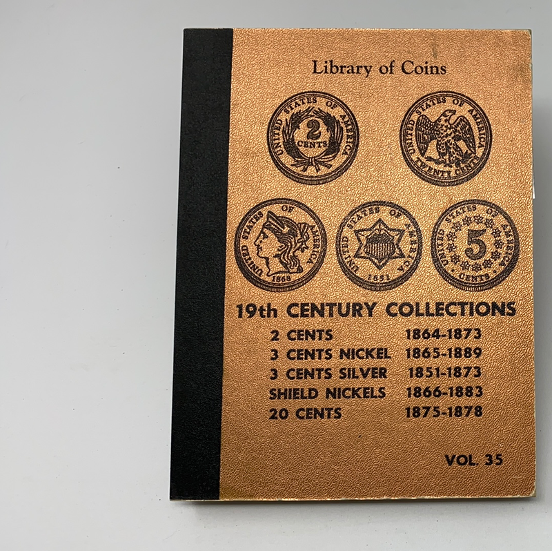 Library of Coins Vol 35 19th Century Collections Coin Album-Used