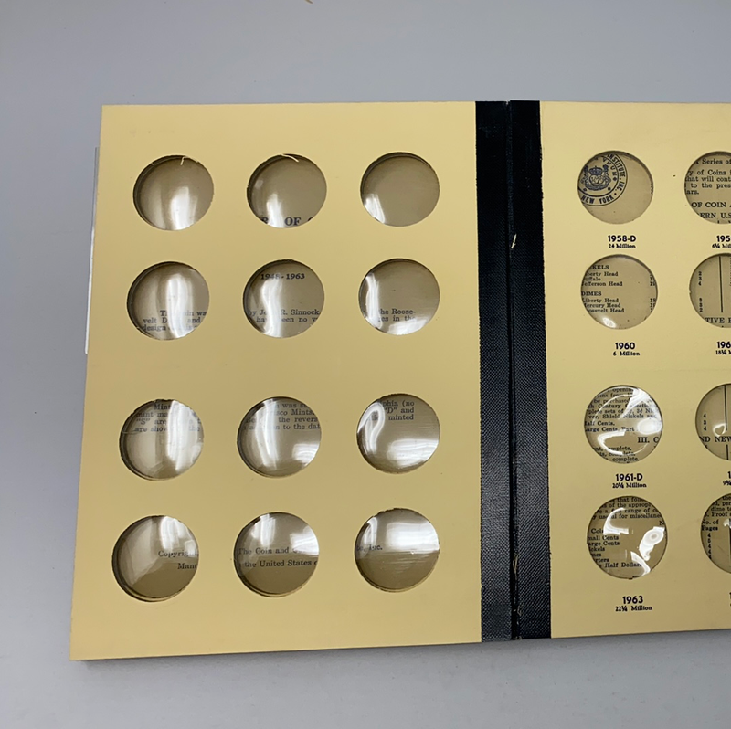Library of Coins Vol 21 Franklin Half Dollars Coin Album-Used