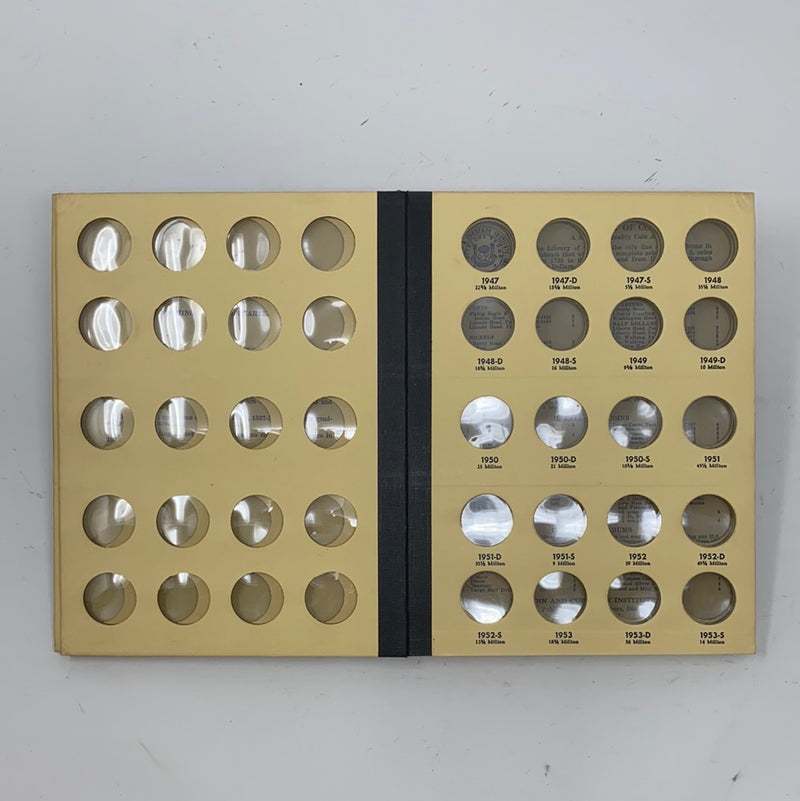 Library of Coins Vol 15 Washington Quarters Coin Album-Used
