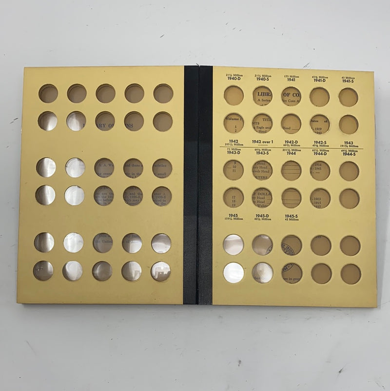 Library of Coins Vol 10 Mercury Head Dimes Coin Album-Used
