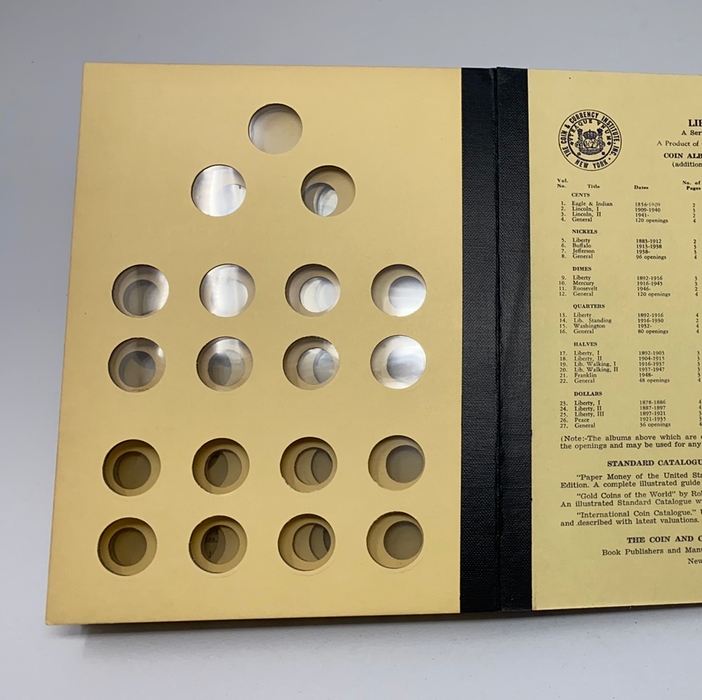 Library of Coins Vol 35 19th Century Collections Coin Album-Used