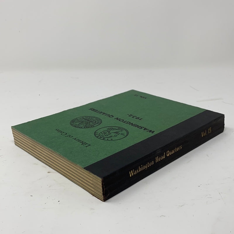 Library of Coins Vol 15 Washington Quarters Coin Album-Used