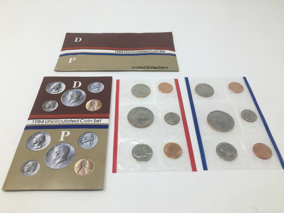 1984 P & D US Mint Uncirculated Coin Set