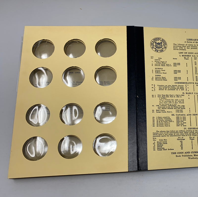 Library of Coins Vol 21 Franklin Half Dollars Coin Album-Used