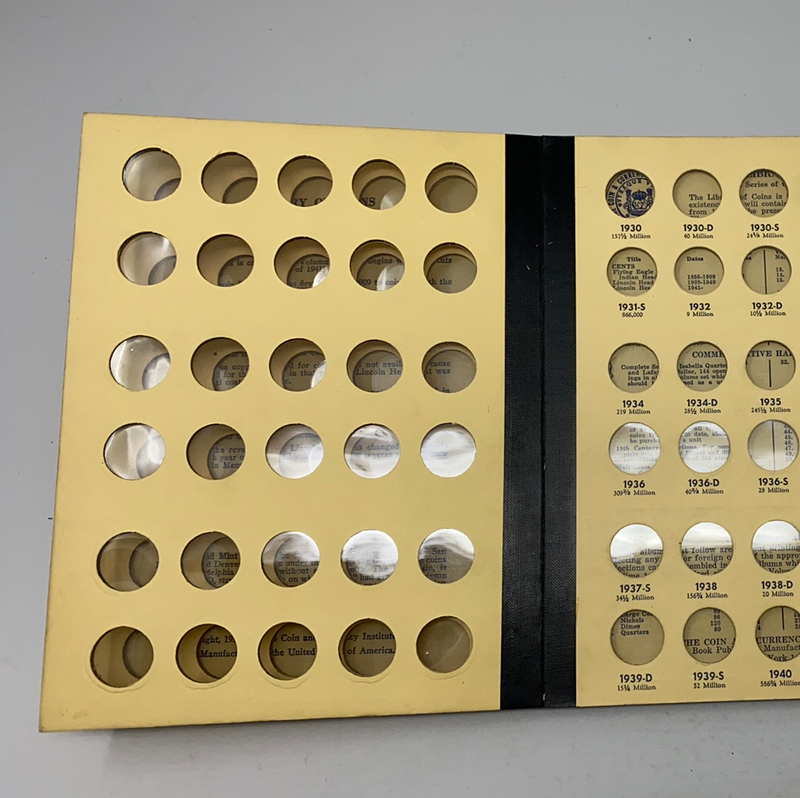 Library of Coins Vol 2 Lincoln Cents Part 1 Coin Album-Used