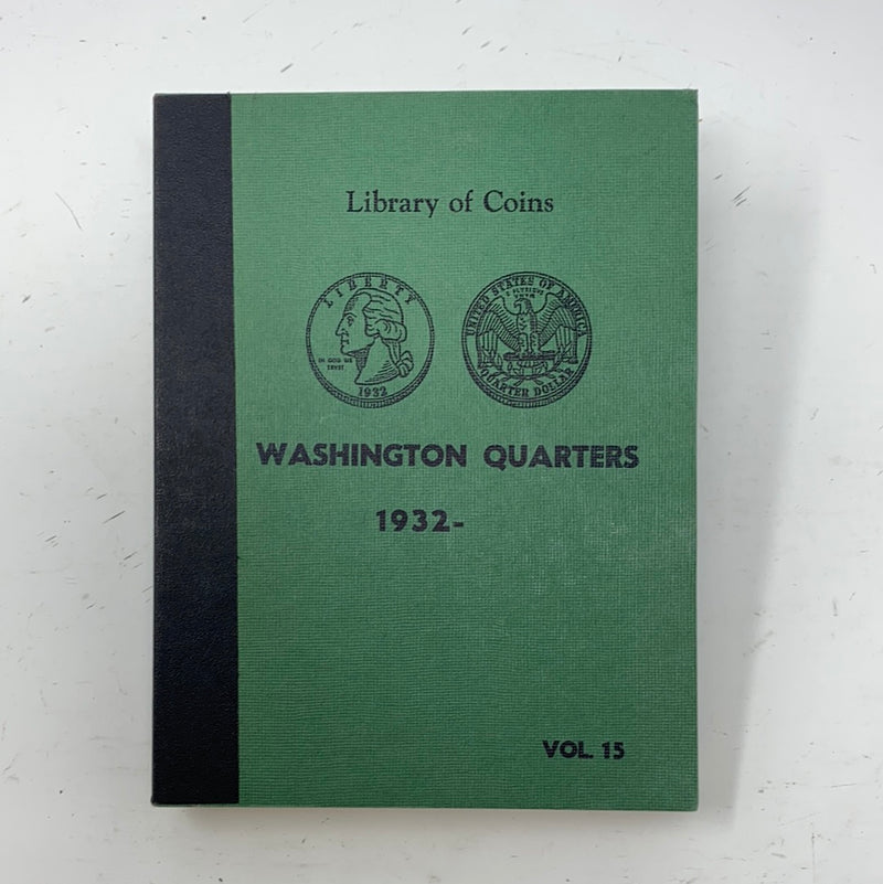 Library of Coins Vol 15 Washington Quarters Coin Album-Used