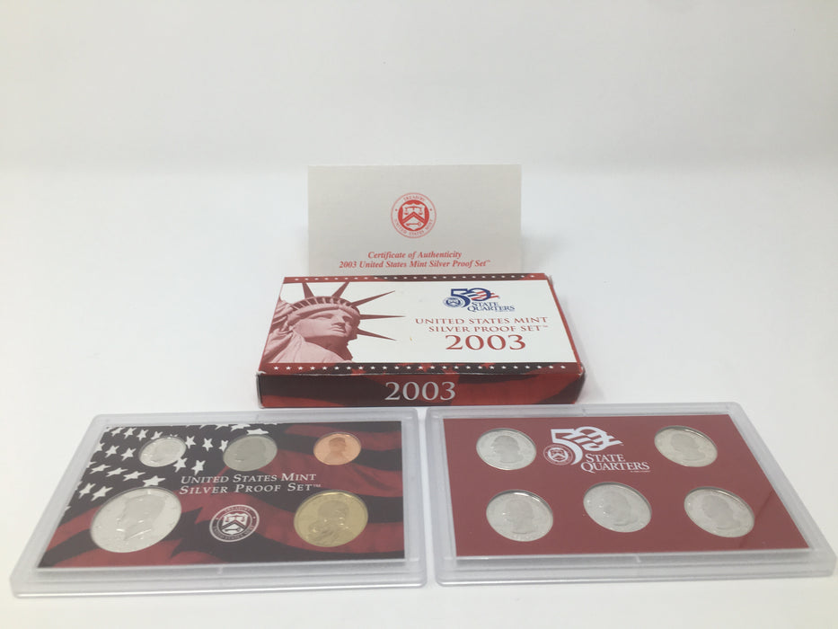 2003 S US Mint Silver Proof Set