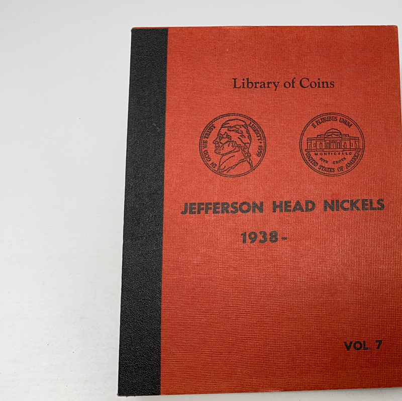 Library of Coins Vol 7 Jefferson Head Nickels Coin Album-Used