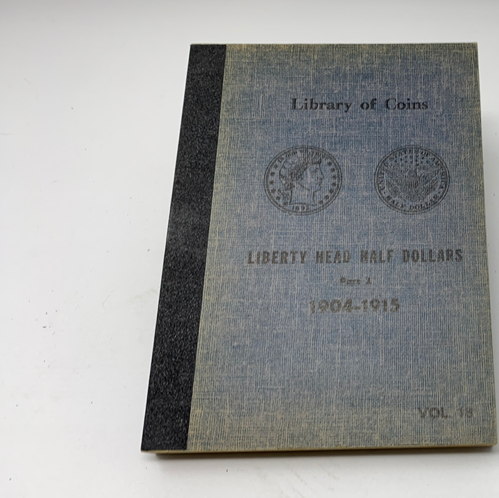 Library of Coins Vol 18 Barber Half Dollars Part 2 Coin Album-Used