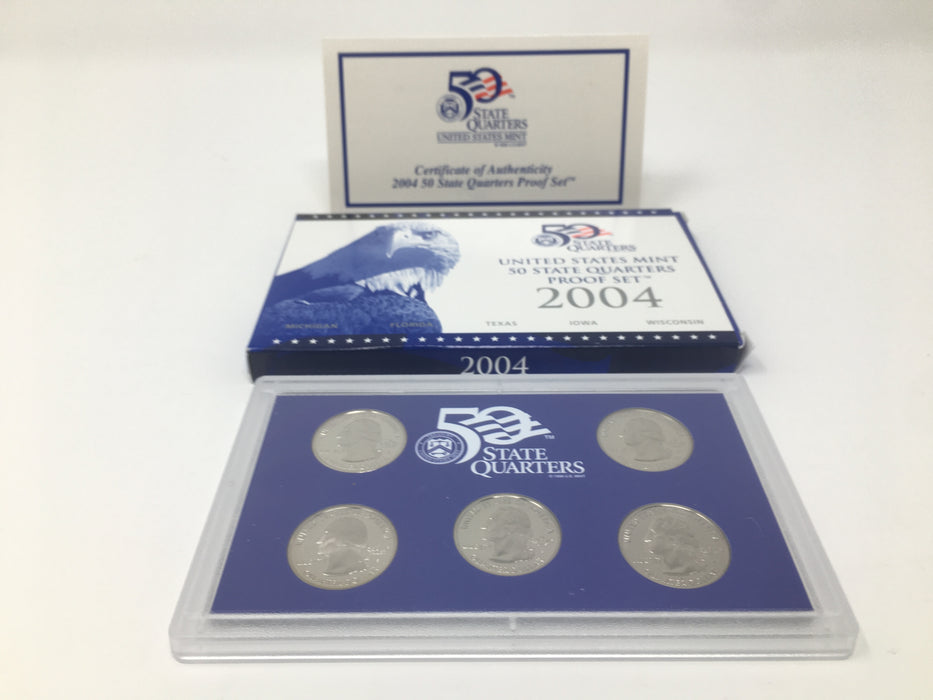 2004 S US Mint State Quarters Proof Set