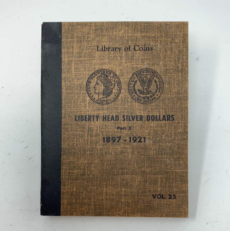 Library of Coins Vol 25 Morgan Silver Dollars Part 3 Coin Album-Used