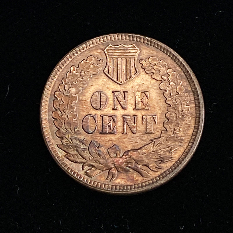1890 Indian Head Penny/Cent BU-MS-64 RED - US Coin