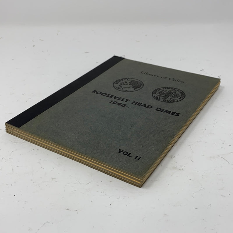 Library of Coins Vol 11 Roosevelt Head Dimes Coin Album-Used