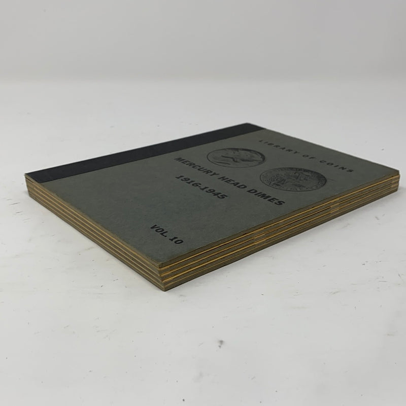 Library of Coins Vol 10 Mercury Head Dimes Coin Album-Used
