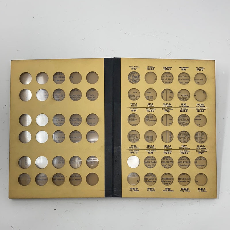 Library of Coins Vol 2 Lincoln Cents Part 1 Coin Album-Used
