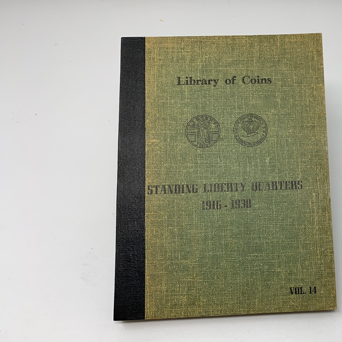 Library of Coins Vol 14 Standing Liberty Quarters Coin Album-Used