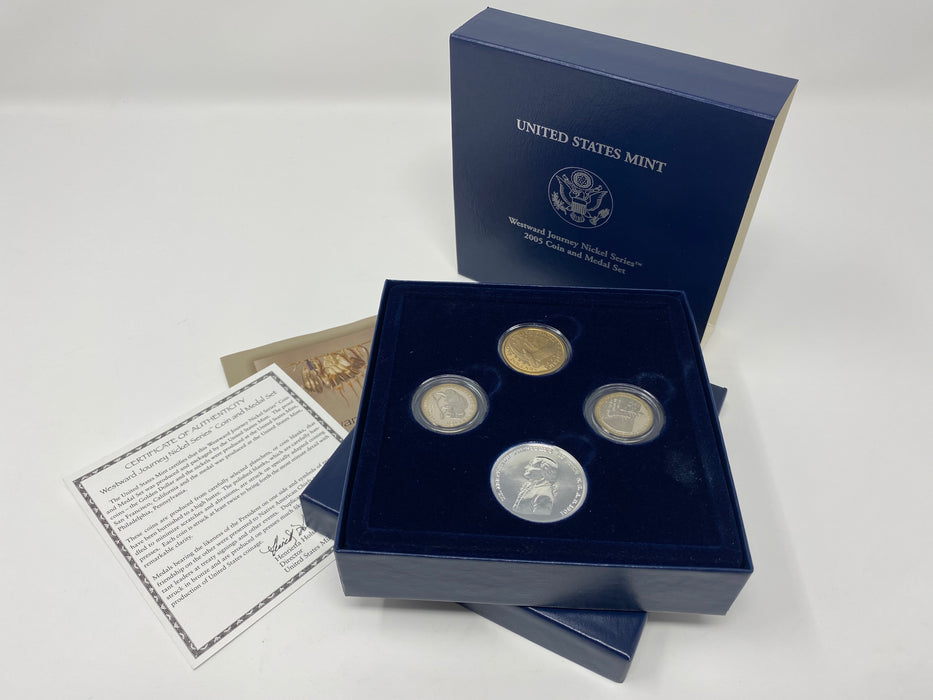 2005 S Westward Journey Nickel Proof Series with Box & COA - US Coin