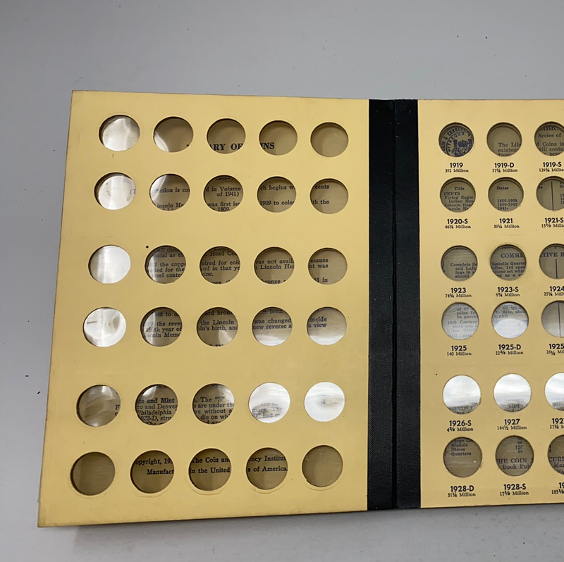 Library of Coins Vol 2 Lincoln Cents Part 1 Coin Album-Used