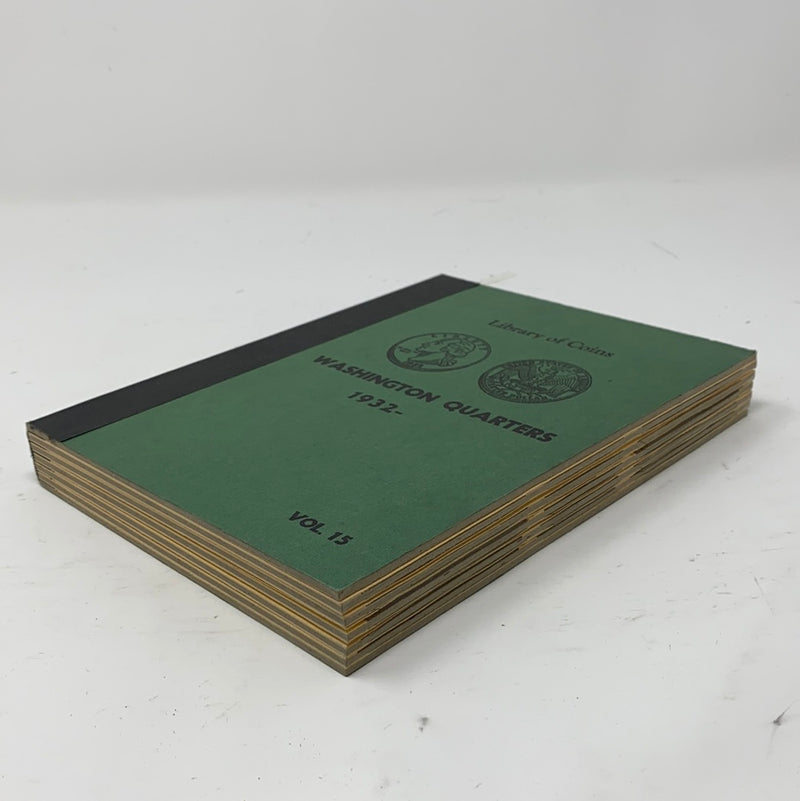 Library of Coins Vol 15 Washington Quarters Coin Album-Used