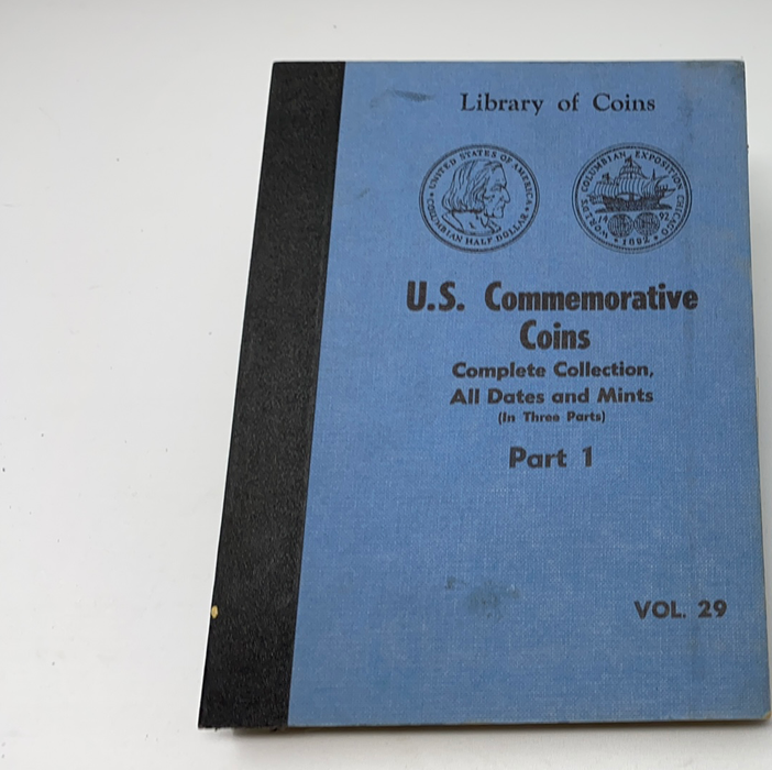 Library of Coins Vol 29 US Commemorative Part 1 Coins Album-Used