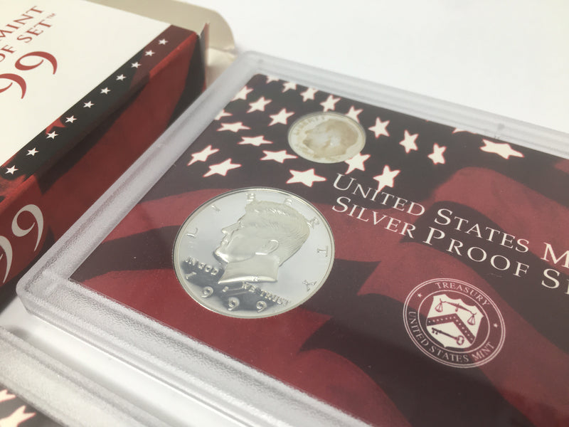 1999 S US Mint Silver Proof Set