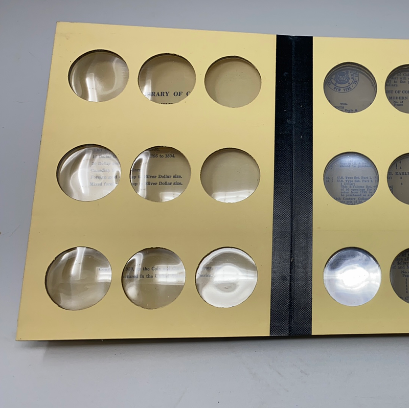 Library of Coins Vol 27 General Dollar Size Coins Album-Used