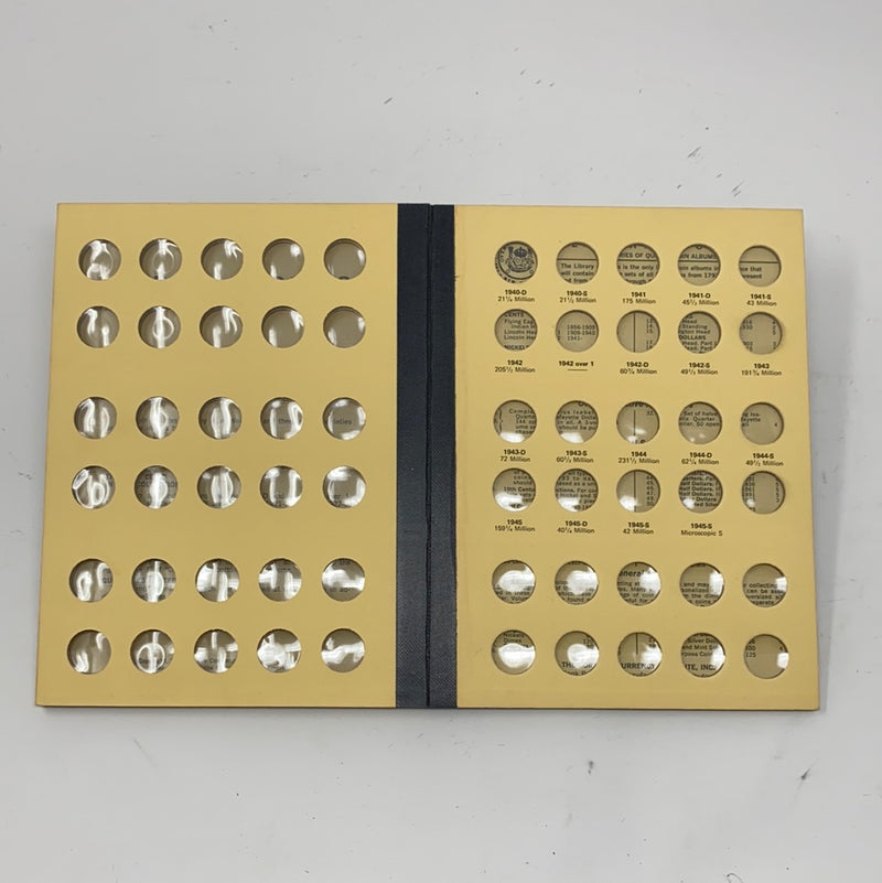 Library of Coins Vol 10 Mercury Head Dimes Coin Album-Used
