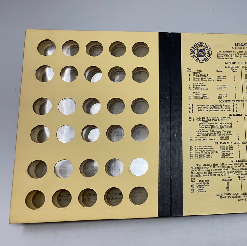 Library of Coins Vol 2 Lincoln Cents Part 1 Coin Album-Used