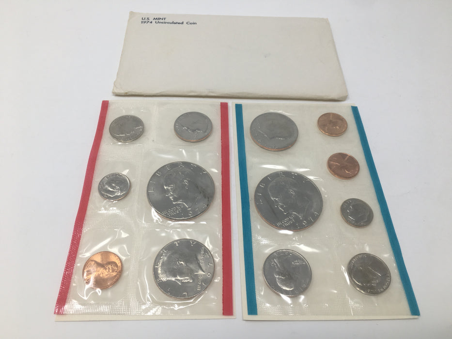 1974 P & D US Mint Uncirculated Coin Set