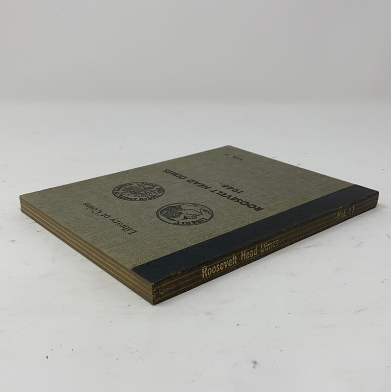 Library of Coins Vol 11 Roosevelt Head Dimes Coin Album-Used