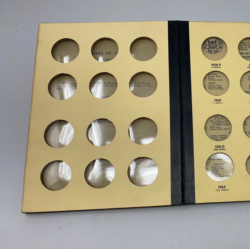 Library of Coins Vol 21 Franklin Half Dollars Coin Album-Used