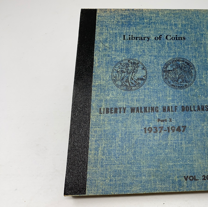 Library of Coins Vol 20 Liberty Walking Half Dollars P2 Coin Album-Used
