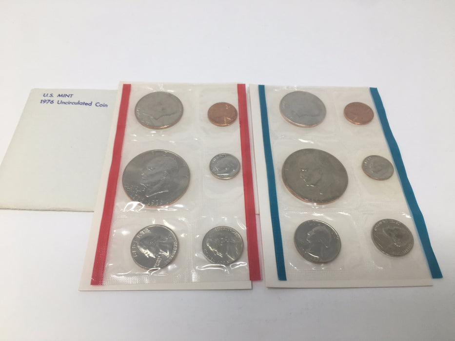 1976 P & D US Mint Uncirculated Coin Set